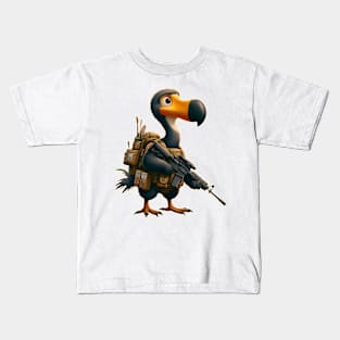 Tactical Dodo Bird Kids T-Shirt